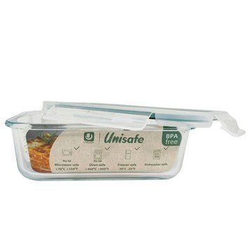 Контейнер для хранения Uniglass 1050мл 21 *16 h7 Стекло