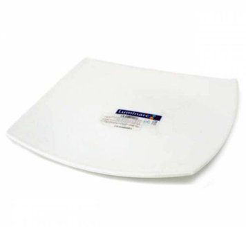 Тарілка десертна Luminarc Quadrato White квадратна 19 *19 Склокераміка