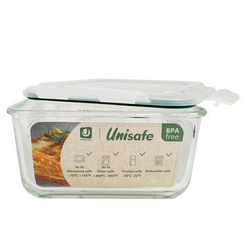 Контейнер для хранения Uniglass 2,2л 20,5 *20,5 h10,7 Стекло