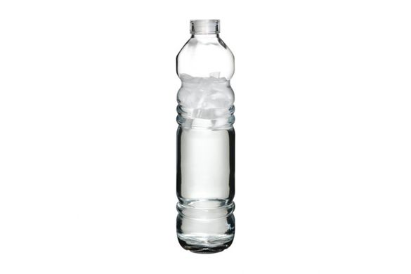 Пляшка з кришкою 1,1л d4 см h31,3 см скло