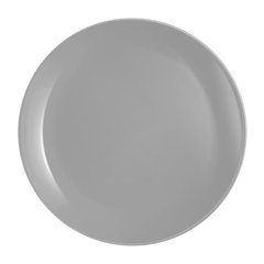 Тарілка обідня кругла без борта d25 см склокераміка