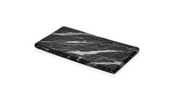 Блюдо прямоугольное Kulsan Marble Effect Black 1/3 32,5 *17,7 меламин