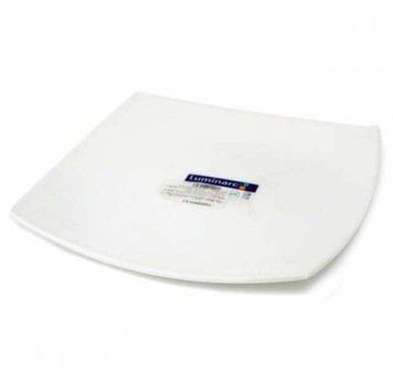 Тарілка обідня Luminarc Quadrato White квадратна 26 *26 Склокераміка