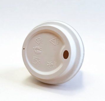 Кришка для склянки одноразової Ecop 50 штук d0,8 цукрова тростина