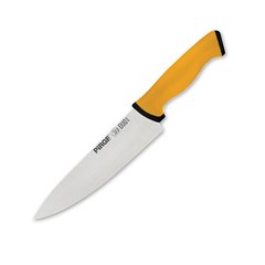 Нож поварской желтый 21х5 см