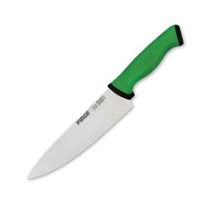 Нож поварской зеленый 21х5 см