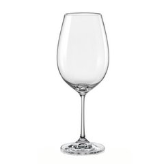 Набор бокалов для вина 6 штук 550мл d6,5 см h24,5 см богемское стекло