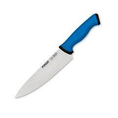 Нож поварской синий 21х5 см