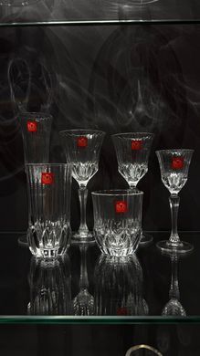 Набір склянок низьких RCR Adagio 6 штук 350мл Кришталеве скло