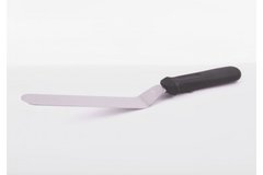 Лопатка з пластиковою ручкою з вигином вузька метал