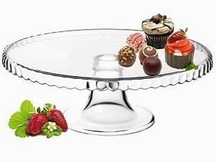 Тортівниця на ніжці Pasabahce Patisserie h10 d28 Скло