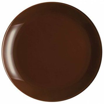Тарілка обідня Luminarc Arty Cacao кругла без борта d26 Ударостійке скло