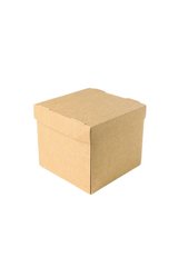 Коробка для бургера сборная 12х12 см h11 см бумажное