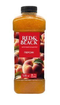 Фруктовый концентрат Red and Black Персик 1150г