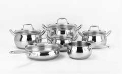 Набор посуды 11 предметов нержавеющая сталь