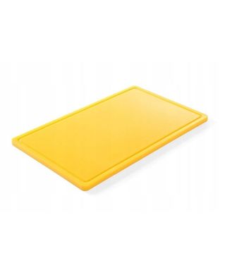 Доска кухонная желтая 53х32,5 см h1,5 см пластик