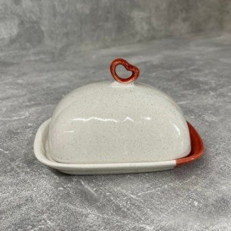 Маслянка Decor Ceramics Капучино Red 15,5 *11 h9