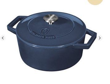 Кастрюля Berlinger Haus Aquamarine Collection 2,75л h10 d20 Чугун с емаль покрытием