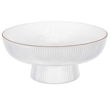 Фруктовниця Viva Edge Clear на ніжці h7 d14,5 Скло