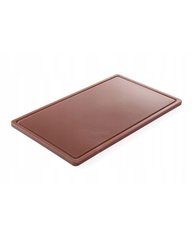 Доска кухонная коричневая 53х32,5 см h1,5 см пластик