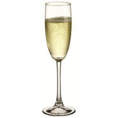 Набір келихів для шампанського 6 штук 170мл d5,1 см h26,6 см скло
