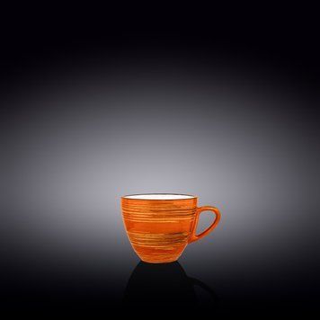 Чашка Wilmax Spiral Orange 110м Фарфор