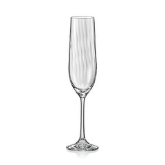 Набор бокалов для шампанского 6 штук 190мл богемское стекло