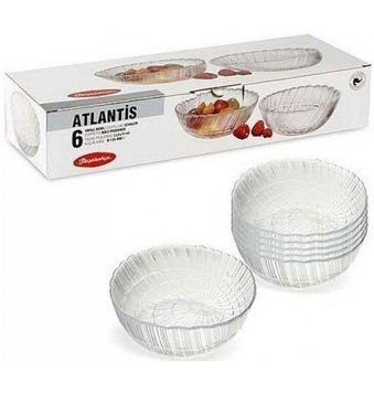 Салатник Pasabahce Atlantis 6 штук d15,6 Стекло