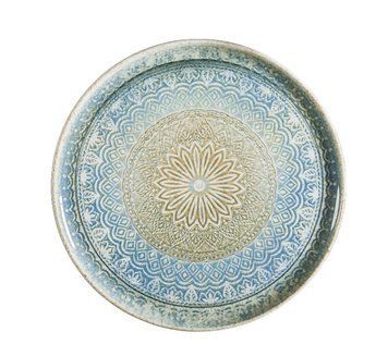 Тарілка для піцци Bonna Rivus Ethnic d32 порцеляна