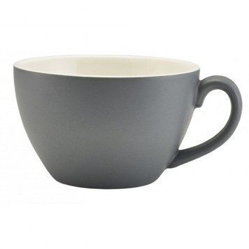 Чашка GenWare Color Tea сіра матова 340мл порцеляна