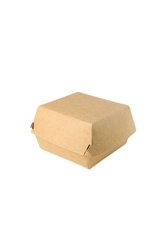 Коробка для бургера клееная 12х12 см h8,5 см бумажное
