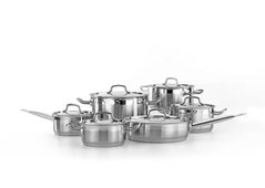 Набор посуды 12 предметов нержавеющая сталь