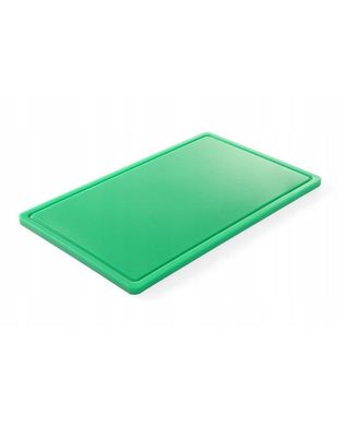 Доска кухонная зеленая 53х32,5 см h1,5 см пластик