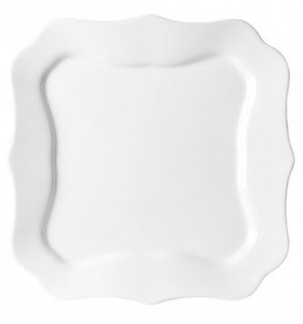 Тарілка обідня Vinnarc Authentic White квадратна 26 *26 Склокераміка