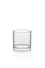 Склянка низька прозора 250мл полікарбонат