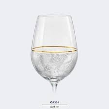 Набор бокалов для вина 6 штук 450мл d6 см h23,5 см богемское стекло