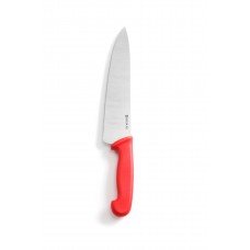 Нож поварской красный длина 18 см