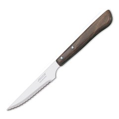 Нож для стейка деревянная ручка длина 10,5 см нержавейка
