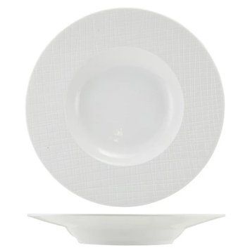 Тарілка для пасти GenWare Incise Porcelain Lavara 200мл d24 порцеляна