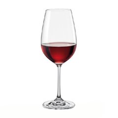 Набор бокалов для вина 6 штук 350мл d5,8 см h22,5 см богемское стекло