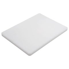 Дошка кухонна біла 40х30 см h2 см пластик