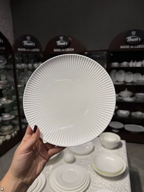 Тарілка WEISS Tokyo безбортова d26,5 порцеляна кісткова