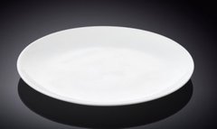 Тарелка обеденная круглая без борта d23 см фарфор