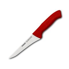 Нож обвалочный красный 14,5х3,6 см