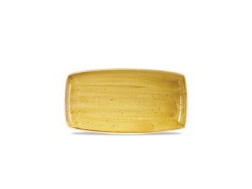 Блюдо прямоугольное Churchill Stonecast Mustard Seed Yellow 29,5 *15 Фарфор