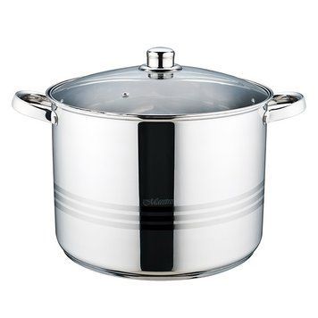 Каструля Maestro 14л h20 d30 Нержавійка