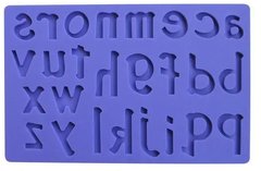 Коврик для декорирования "латинские буквы" 20х12,5 см силикон